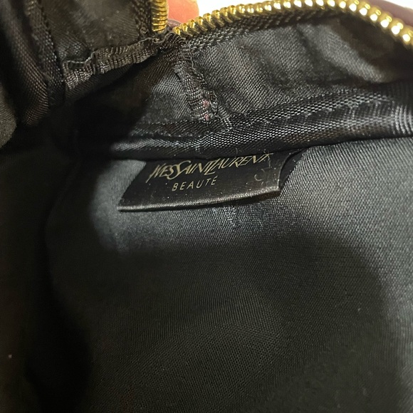 Yves Saint Laurent (YSL) Beaute Cosmetic Bag with Heart, Kiss & Star Studs - Picture 7 of 11